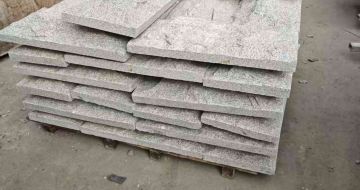 临沧芝麻白蘑菇石，自然面