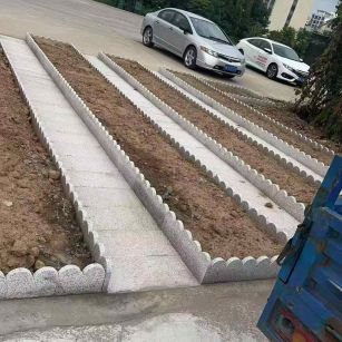 临沧芝麻白花边石