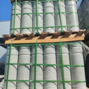 临沧挡车柱芝麻白 挡车石