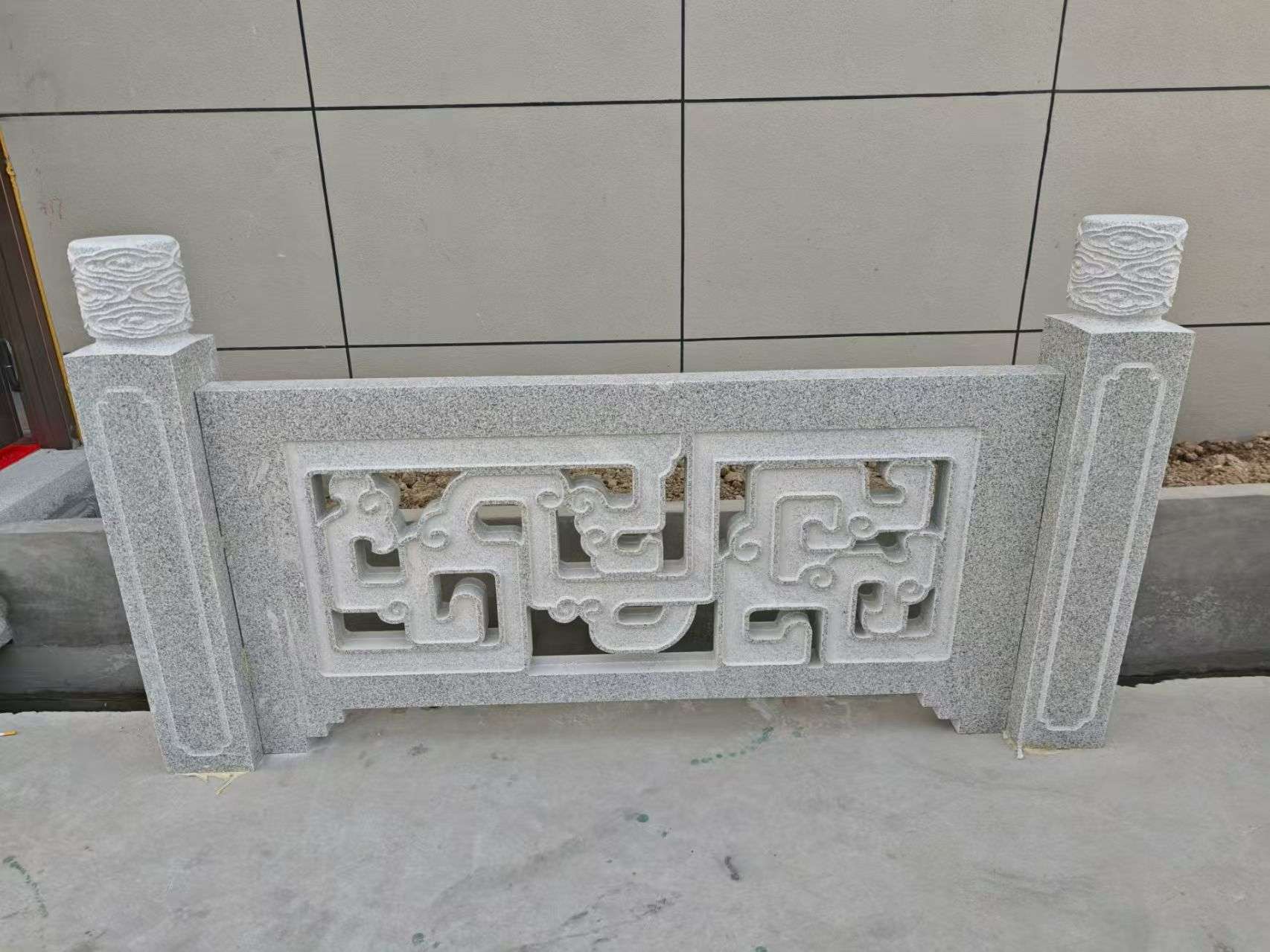 临沧芝麻白河道栏杆 桥栏杆